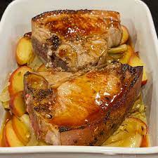 pork loin chops with roast fennel and