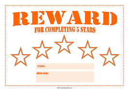 Printable Reward Chart Templates At Allbusinesstemplates
