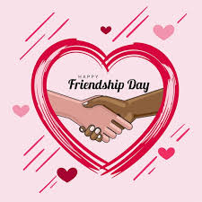 happy friendship greeting with join