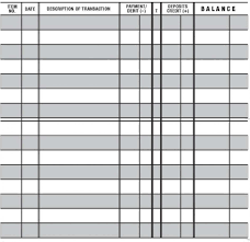 Printable Checkbook Register Sheets And Balance Sheet With Plus