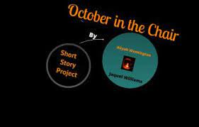 october in the chair by aliyah washington
