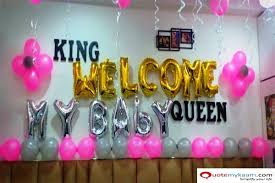 Haplun provides beautiful new born baby welcome decoration, baby boy/girl welcome decoration at home, welcome your new angle decoration at home 1 welcome foil (golden or silver). Pin By Quotemykaam Com On My Saves In 2021 Welcome Home Decorations Welcome Home Baby Baby Decor