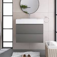 Single Sink Wall Mounted Bath Vanity