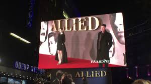 allied premiere brad pitt and marion