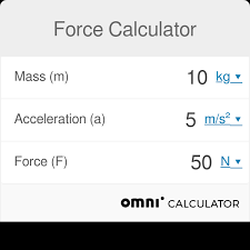 Force Calculator How To Find Force