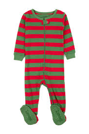 Leveret Striped Footed Pajama Sleeper Baby Hautelook