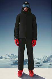 moncler grele praz ski jacket male black size 7