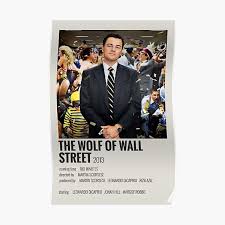 Martin scorsese's …… this film poster was inspired by the film 'the wolf of …… the wolf of wall street minimalist poster | stuff/dreams …… Wandbilder Wolf Of Wall Street Redbubble