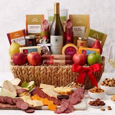 grand fruit wine gift basket