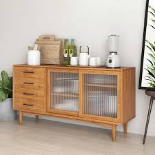 Nordic Natural Sideboard Buffet With 2