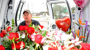 a day of delivering flowers for valentines