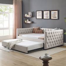 full daybed twin trundle upholstered