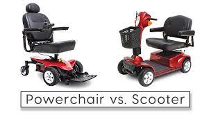 dme pro powerchair vs scooter