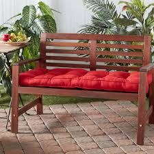 Rectangular Outdoor Bench Cushion