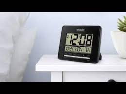 Manual Sharp Atomic Alarm Clock