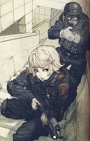As kusanagi deals with the incident, she draws near to what. Swat Girl Anime Military Character Art Military Art