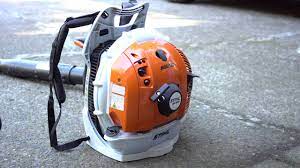 Stop blowing if you are approached. How To Start Cold Engine Of Stihl Leaf Blower Youtube