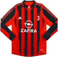 Milan italy serie a netherlands. 2005 06 Ac Milan Player Issue Home L S Shirt 6 As New Xl Classic Retro Vintage Football Shirts