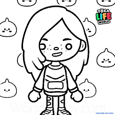 Toca boca is an award winning play studio that creates digital toys and everyday products for kids. Toca Boca Coloring Pages Coloring Home
