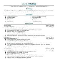 Office Cleaning Resume Cleaner Sample Resume Cleaning Job