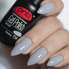Гель-лак PNB светло серый, 8 мл Shadow 154 купить в Харькове, Украине |  Idea-Nails
