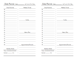 Free Printable Daily Appointment Planner Pages Download Them Or Print