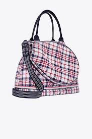 Buy, sell, empty your wardrobe on our website. Tory Sport Canvas Tory Burch Plaid Tennis Tote Lyst
