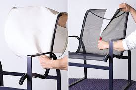 how to repair aluminum patio chairs