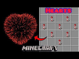 firework heart in minecraft