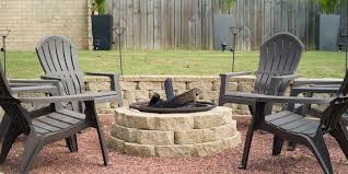 how to build a fire pit with pavers