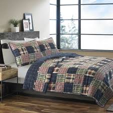 Lodge Quilt Set Twin Comforter Bed