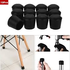 12pcs Rubber Furniture Foot Table Chair