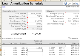 Download Excel Based Amortization Schedule Calculator Free