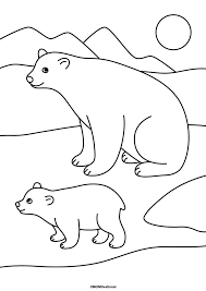 Polar bear coloring pages baby. Free Polar Bear Coloring Page Printables That Are Super Cool Get It