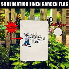 Linen Garden Flag Sublimation