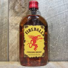 fireball whiskey 375ml half size btl