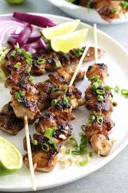 To be served either with peanut sauce or sambal kecap, an indonesian relish made from sweet soy sauce, chilli, sliced shallots and diced tomatoes. Satay Chicken With Peanut Sauce Indonesian Bali Recipetin Eats
