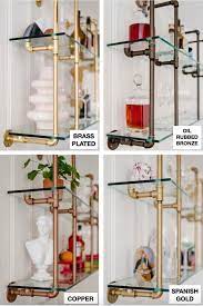 French Bistro Glass Shelves