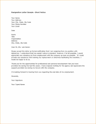 007 Formal Resign Letter Template Ideas Sample Resignation