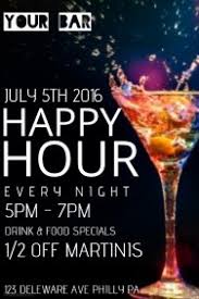 1 340 Customizable Design Templates For Happy Hour Flyer Postermywall