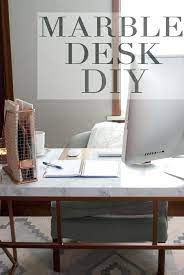 marble desk fox and gypsy white desktop