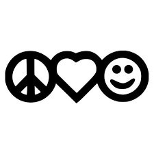 PEACE LOVE HAPPINESS Vinyl Decal Sticker Peace Sign Heart | Etsy in 2021 |  Peace sign tattoos, Peace love happiness, Peace and love