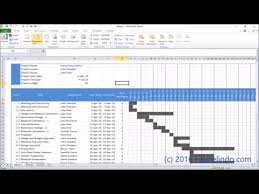 How To Create A Basic Excel Gantt Chart With Dynamic Task