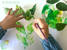 leaf printing art the imagination tree