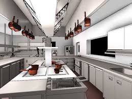 commercial kitchen design 3d