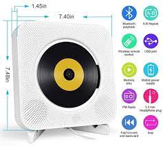 Wall Mountable Cd Player With Bluetooth