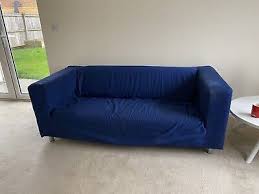 Ikea Klippan 2 Seater Sofa Blue