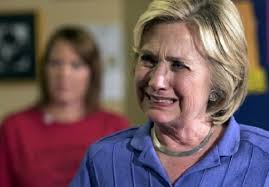 Image result for Hillary Clinton crying because she lost 2016
