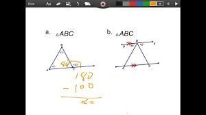 clifing triangles using linear pairs