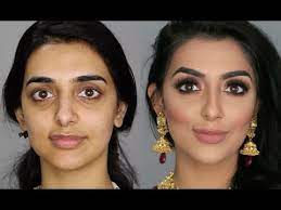 south asian bridal makeup start